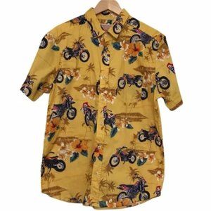 Brooklyn Cloth Motorcycle Print Short Sleeve Shirt